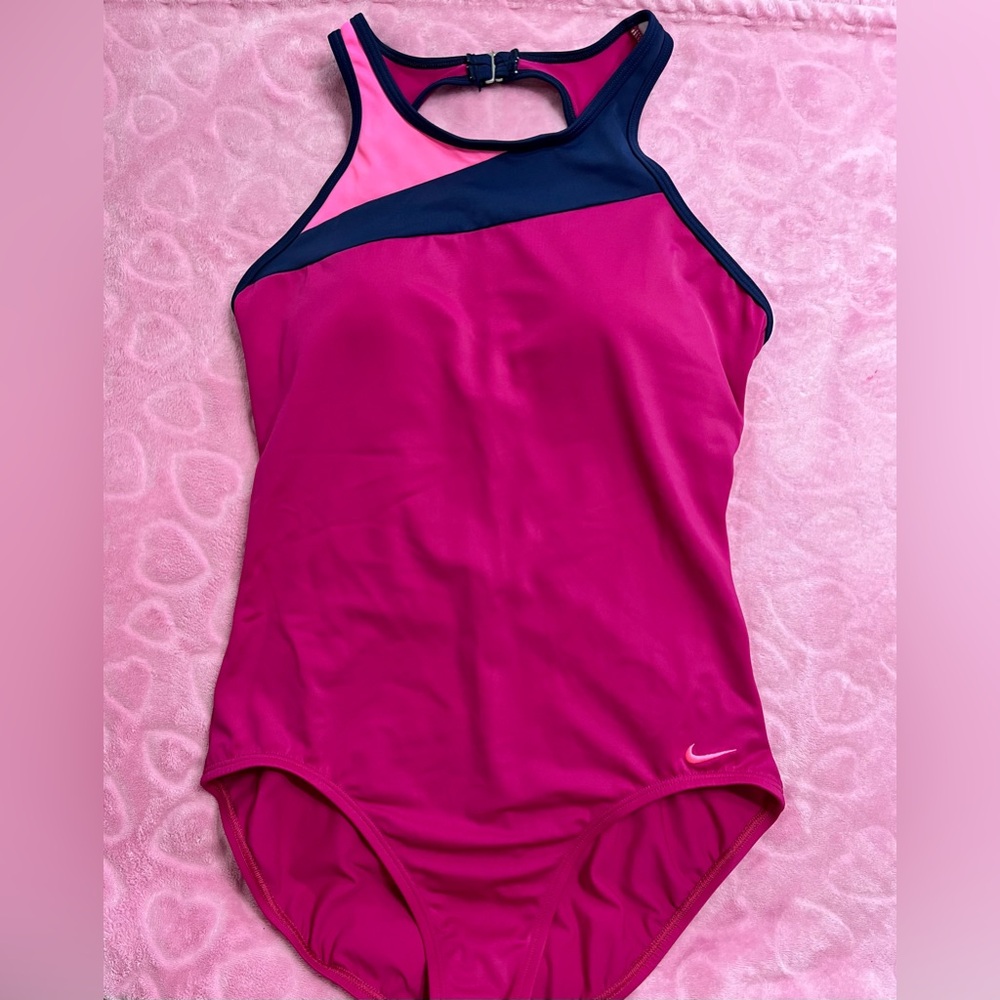 Nike One-Piece Swimsuit with high neck and clasp back